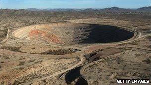 Casa Grande copper mine in Arizona, US