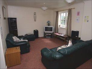 Inside a male safe-house in Wales