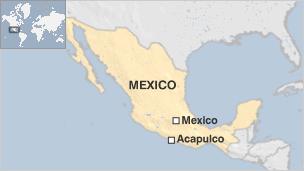 Acapulco Location On Map Mexico Violence: Headless Bodies Found In Acapulco - Bbc News