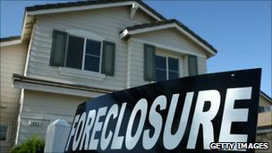 A foreclosed US home