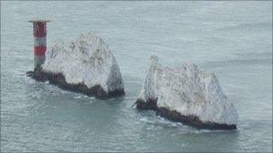 The Needles off the Isle of Wight