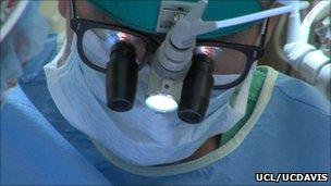 Surgeons at work