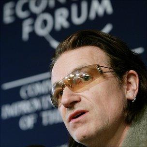 Bono at the WEF