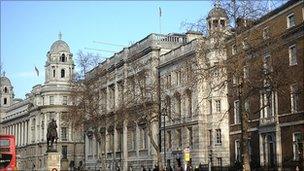 Whitehall buildings