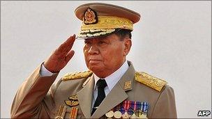 Burma's leader senior general Than Shwe (pictured 27 March 2010)