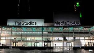 The BBC's new studios in Salford