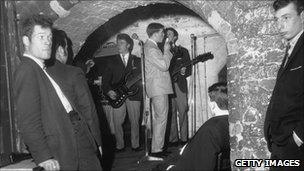 Men in The Cavern in 1963