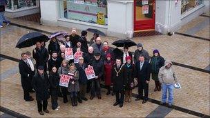 Arts cuts protest in Derry
