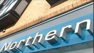 Northern Bank sign