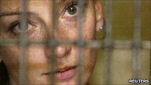 Florence Cassez behind bars, file picture