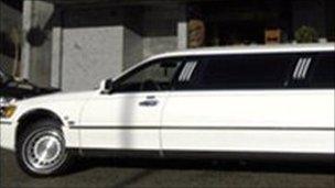 Stretched limousine
