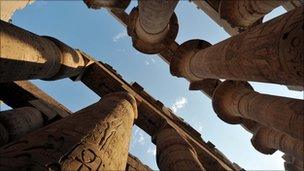 Pillars of the Temple of Karnak