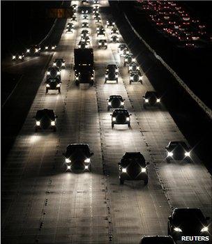 Traffic on a highway (Image: Reuters)