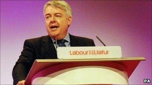 Carwyn Jones at the Welsh Labour conference