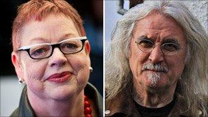 Jo Brand and Billy Connolly