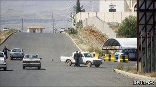 Roadblock in Sanaa