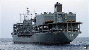 Iranian support ship Kharg
