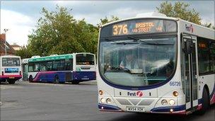 First bus service in Wells