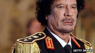 Col Muammar Gaddafi in Rome (June 2009)