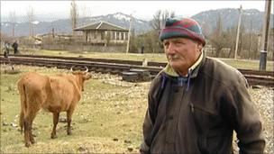 Georgian farmer Vakhtang Menagharishvili