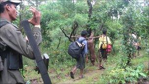 Maoists on the move