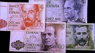 Pesetas (file pic)