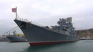 A ship at Sevastopol