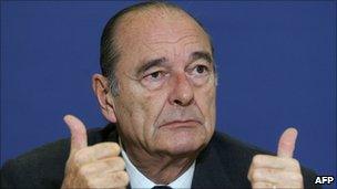 Jacques Chirac in Brussels (24 March 2006)