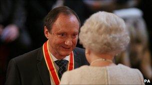 Sir Keith was knighted for services to the Armed Forces