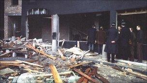 Scene after the bombings
