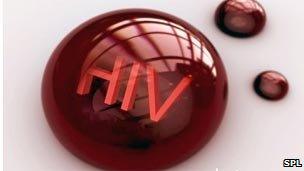 HIV contaminated blood