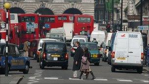 Traffic in London