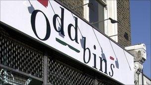 Oddbins store front