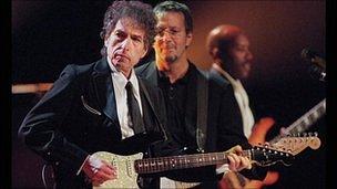 US singer Bob Dylan