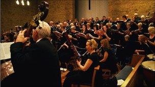Singers perform at Nunthorpe Methodist Church