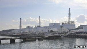 Fukushima Daiichi plant, pictured on 1 April 2011