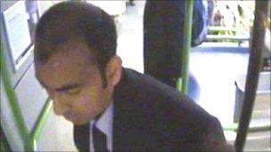CCTV image of suspect