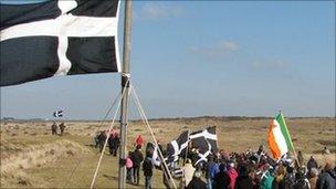 St Piran's Day celebrations in March