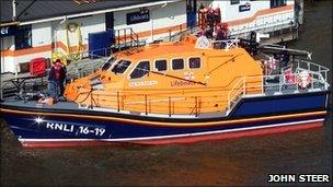 The Tamar class lifeboat that will soon operate out of Walton & Frinton