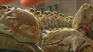 Royal Marines leaving 42 Commando for Afghanistan deployment