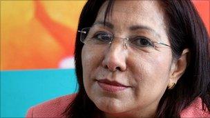 Maria Luisa Moreno, Ecuadorean minister responsible for indigenous people