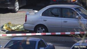 Victim of shootings in Dutch town of Alphen aan den Rijn - 9 April 2011