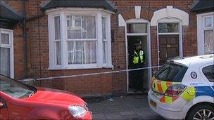 Scene of the incident in Handsworth