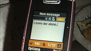 "Leave me alone" as a text message (generic)
