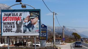 Poster showing support for General Ante Gotovina, in Croatia, 2005