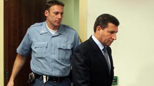 Ante Gotovina in court at The Hague