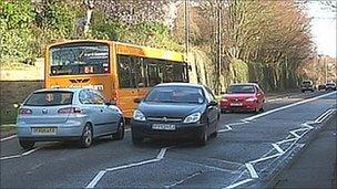 Derby bus lane
