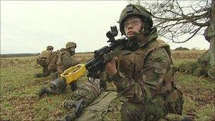 South West soldiers training for Afghanistan