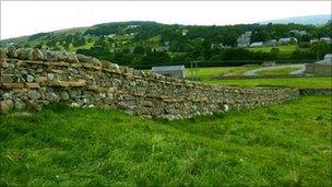 The wall Kevin Marshall rebuilt at Stainton Pastures in Middleton-in-Teesdale