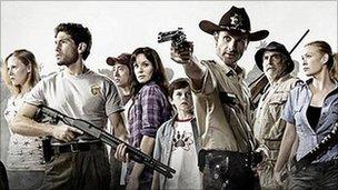 Publicity picture for Walking Dead drama